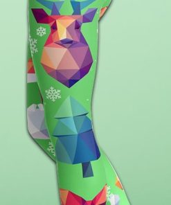 Geometric Vibe Christmas Yoga Leggings