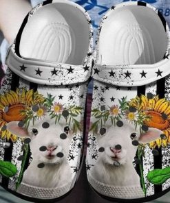Goat Sunflower Unisex Crocs
