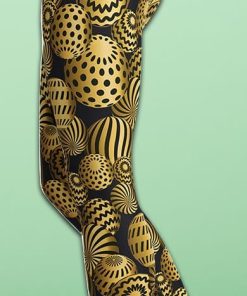 Golden Easter Eggs Yoga Leggings