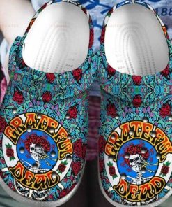 Grateful Dead Skull Girl Husband Unisex Crocs