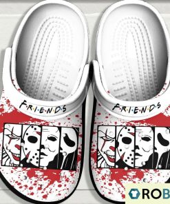 Halloween Blood Terrified Characters Classic Clogs