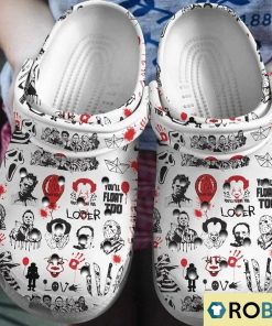 Halloween Symbols Terrified Classic Clogs Halloween Symbols Terrified Classic Clogs