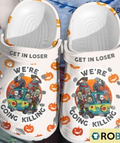 Halloween Were Going Killing Horror Pumpkin Classic Clogs Halloween Were Going Killing Horror Pumpkin Classic Clogs