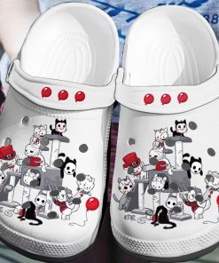 Horror Cat Rubber Unisex Crocs