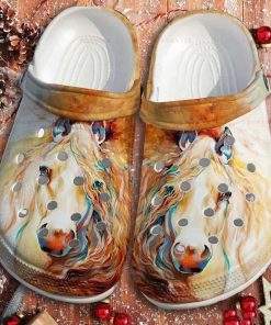 Horses Girl Mothers Day Gifts Flower Crocs – Classic Clog