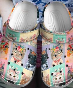 I Love Softball Cat Crocs – Classic Clog