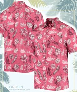 Indiana Hoosiers Vintage Floral Button-Up Shirt