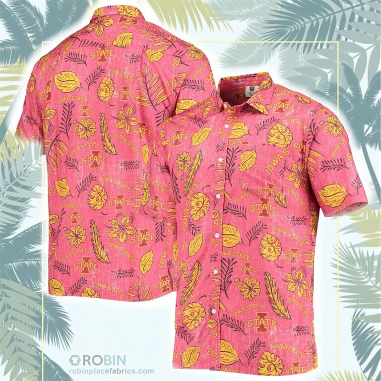 Iowa State Cyclones Vintage Floral Button-Up Shirt