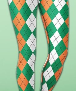 Irish Flag Plaid Yoga Leggings