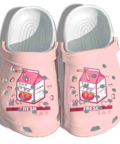 Japanese Fresh Juice Strawberry Crocs – Classic Clog