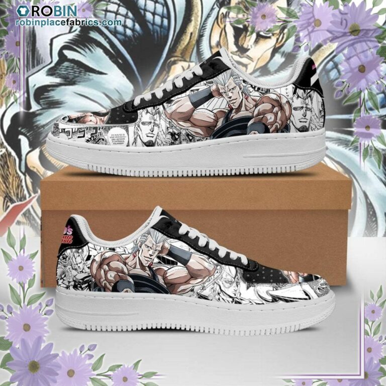 Jean Pierre Polnareff Air Sneakers Manga Style JoJo’s Anime Shoes