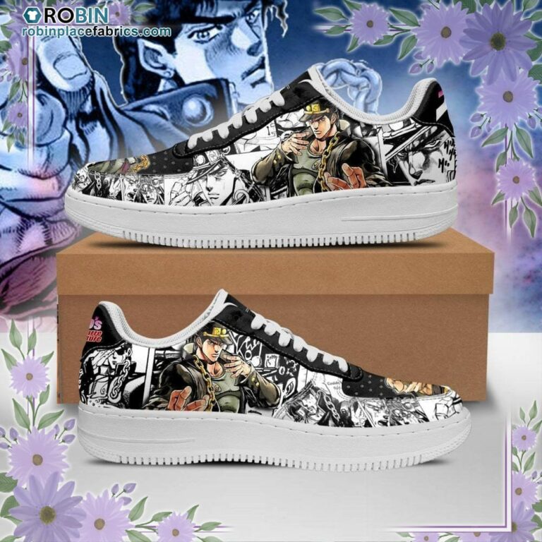 Jotaro Kujo Air Sneakers Manga Style JoJo’s Anime Shoes