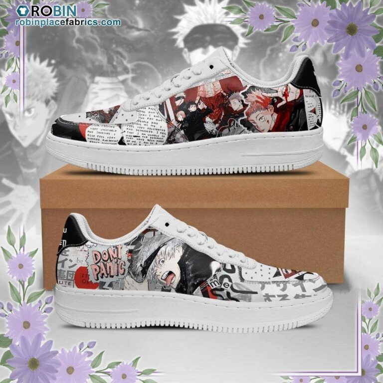 Jujutsu Kaisen Air Sneakers Custom Manga Mixed Anime Shoes