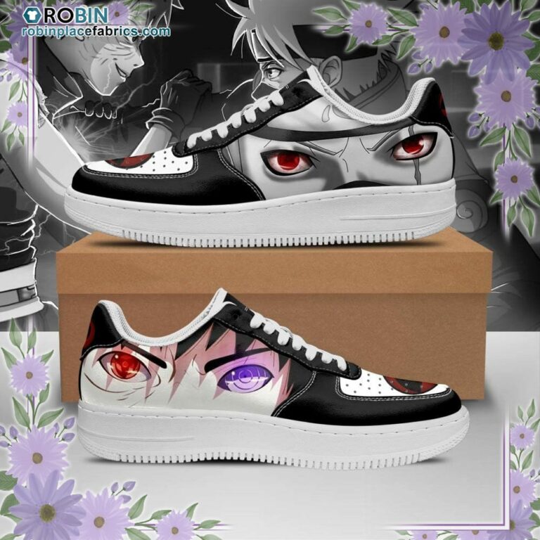 Kakashi And Obito Eyes Air Sneakers Custom Anime Shoes