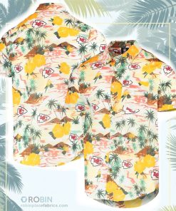 Kansas City Chiefs Paradise Floral Button-Up Shirt