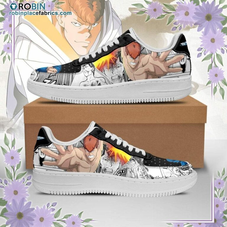 Kazuma Kuwabara Air Sneakers Yu Yu Hakusho Anime Manga Shoes