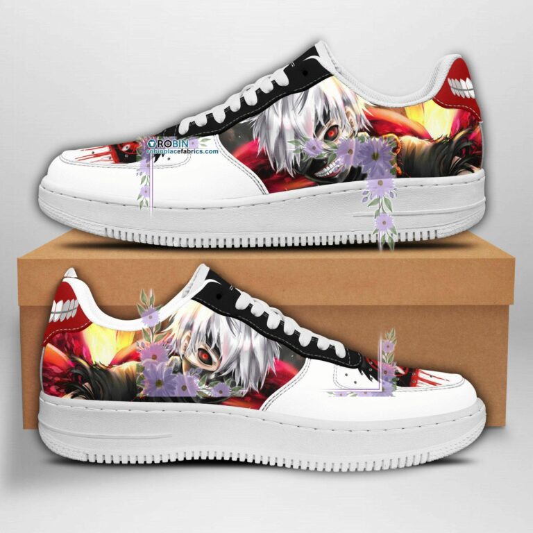 Ken Kaneki Air Sneakers Custom Anime Tokyo Ghoul Shoes