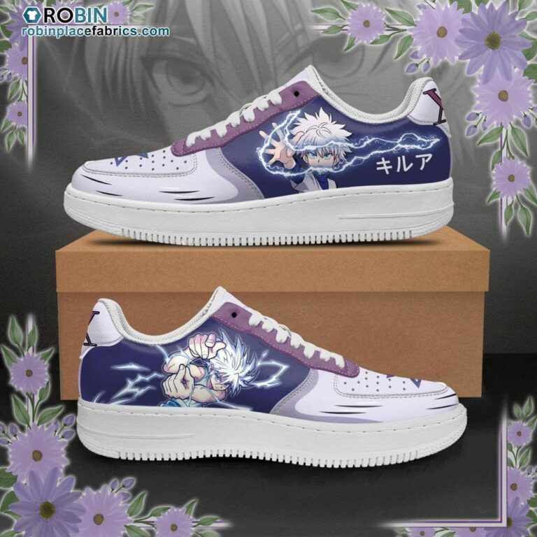 Killua Zoldyck Air Sneakers Custom Hunter X Hunter Anime Shoes