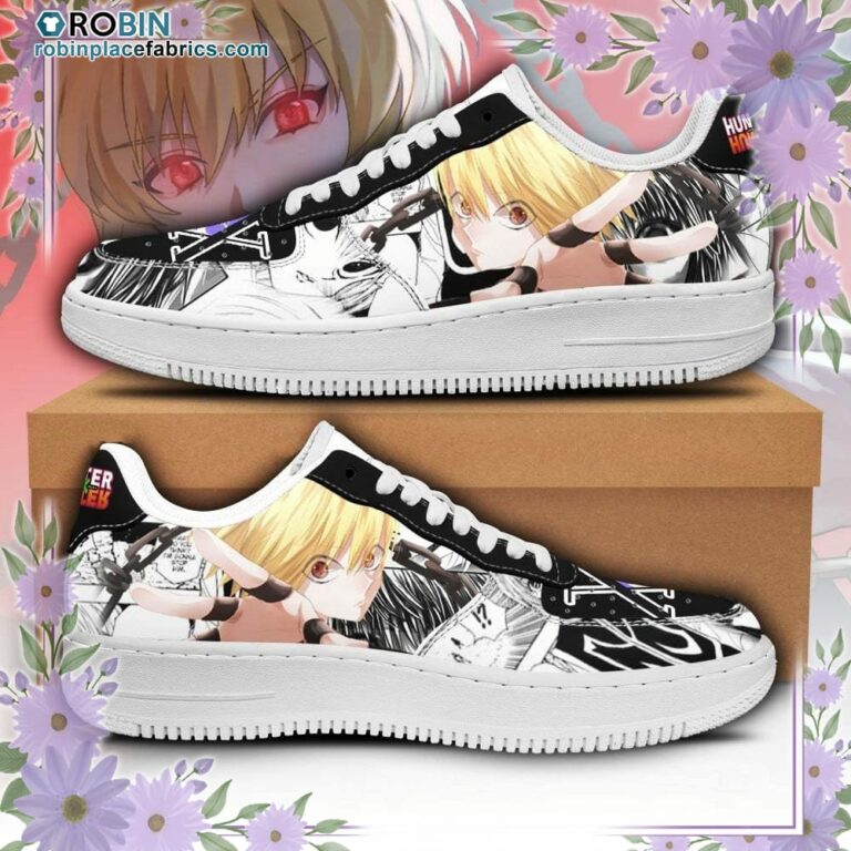 Kurapika Sneakers Custom Hunter X Hunter Anime Shoes Fan