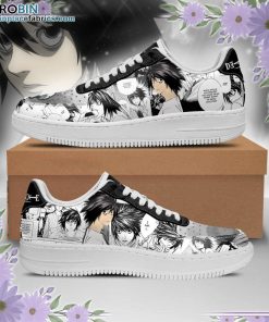 l lawliet air sneakers death note anime shoes 1 Ynobp