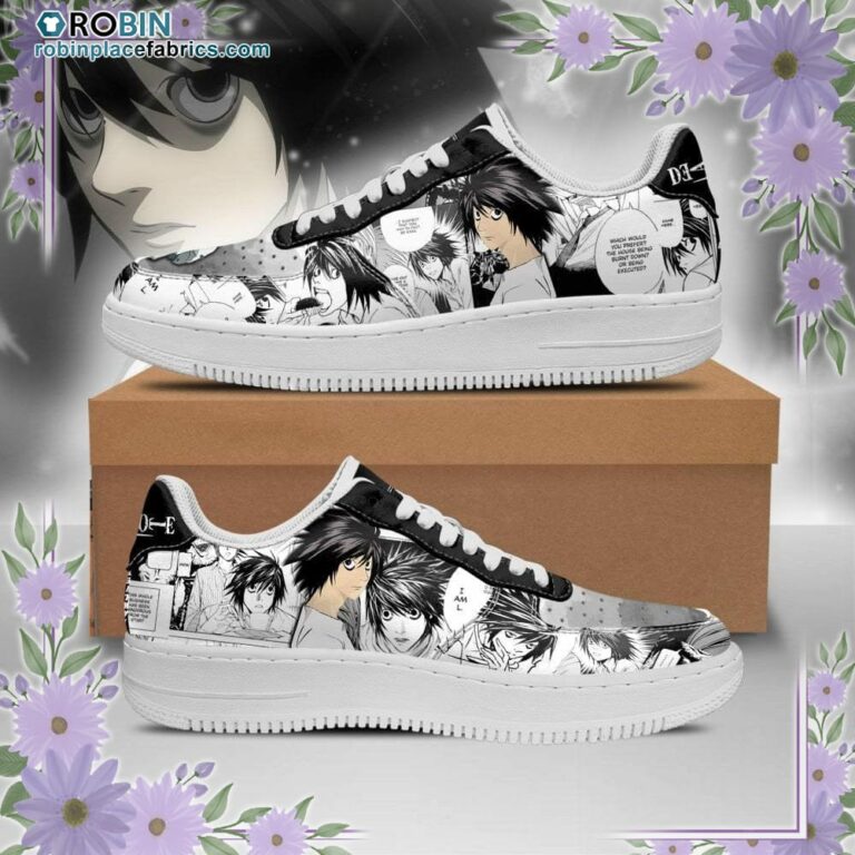 L Lawliet Air Sneakers Death Note Anime Shoes