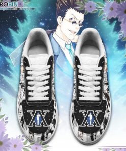Leorio Air Sneakers Custom Hunter X Hunter Anime Shoes Fan Leorio Air Sneakers Custom Hunter X Hunter Anime Shoes Fan