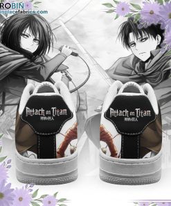 levi and mikasa ackerman air shoes aot custom anime sneakers 3 LeTll