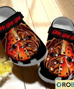 Limited Halloween Pitbull Orange Classic Clogs