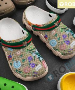 Limited Louis Vuitton Tiger Colorful Flowers LV Crocs
