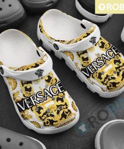 Limited Luxury Big Logo Brand Versace Crocs