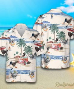 Lowchen Summer Beach Hawaiian Shirt, Short Sleeve Button Up Shirt Lowchen Summer Beach Hawaiian Shirt, Short Sleeve Button Up Shirt