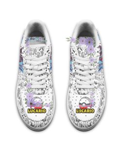Lucario Air Sneakers Custom Anime Pokemon Shoes For Fan