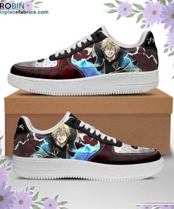 luck voltia air sneakers black bull knight black clover anime shoes 1 Gceie