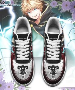 Luck Voltia Air Sneakers Black Bull Knight Black Clover Anime Shoes
