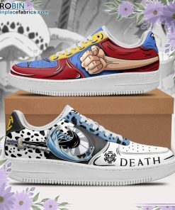 luffy and law air sneakers custom anime one piece shoes 1 O87SR