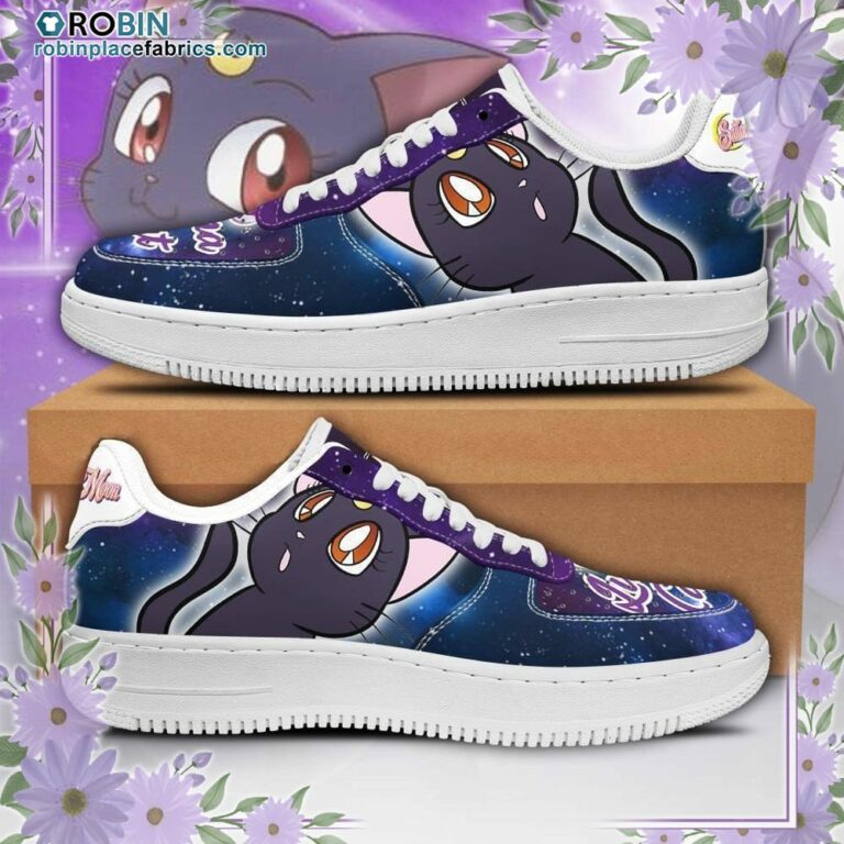 Luna Cat Air Sneakers Custom Anime Sailor Moon Shoes
