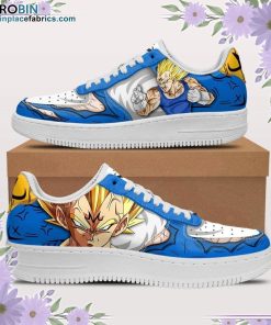 majin vegeta air sneakers custom anime dragon ball shoes 1 faxCC