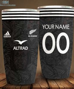 Personalise Maori All Blacks 2023 Home Indigenous Jersey Tumbler