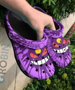 Mega Gengar Tie Dye Face Classic Crocs Pokemon