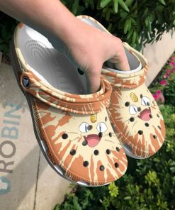 Meowth Tie Dye Face Classic Crocs Pokemon