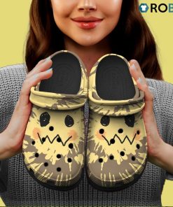 Mimikyu Tie Dye Face Custom Classic Classic Clogs