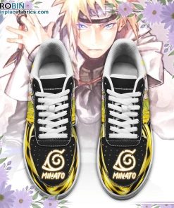 Minato Namikaze Air Sneakers Custom Shoes Anime Shoes Leather