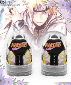 minato namikaze air sneakers custom shoes anime shoes leather 3 d94wY