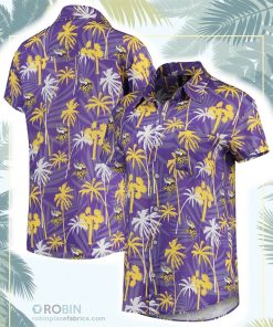Minnesota Vikings Floral Harmonic Button-Up Shirt