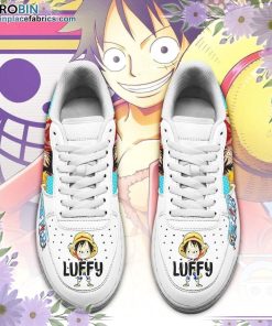 Monkey D Luffy Air Sneakers Custom Anime One Piece Shoes