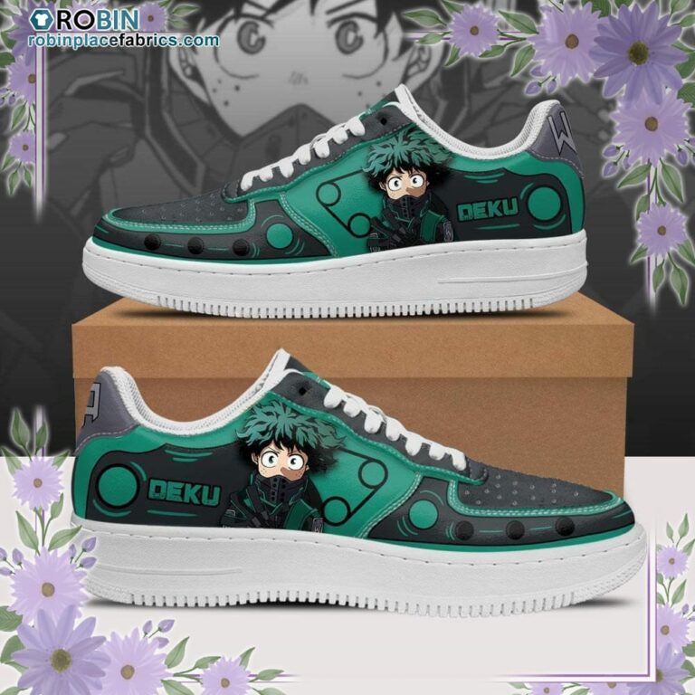 Musketeer Deku Air Sneakers Custom Anime My Hero Academia Shoes