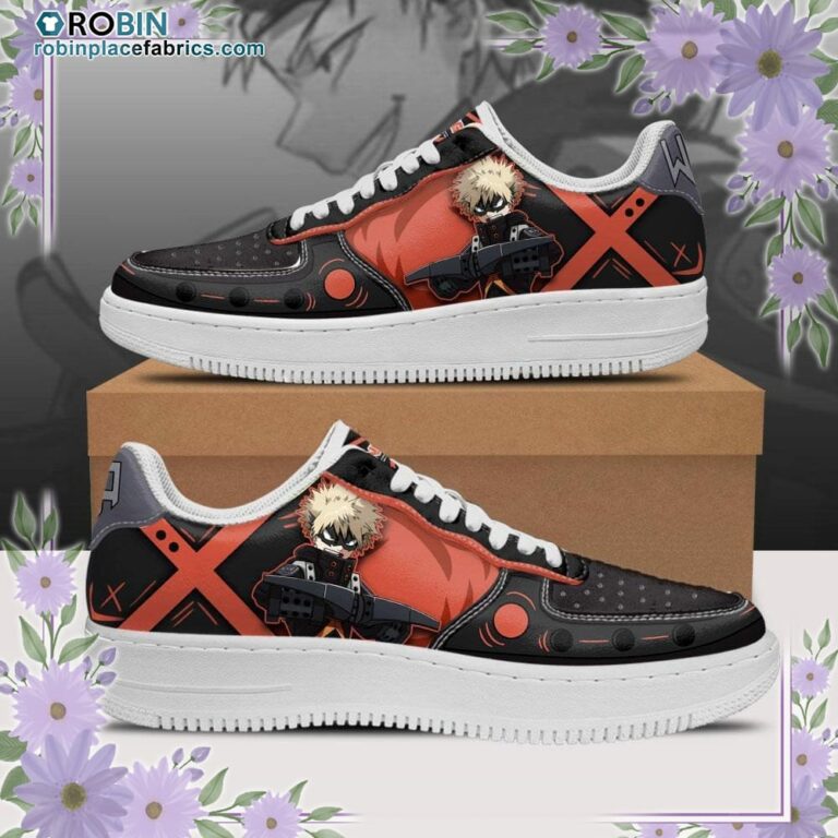 Musketeer Katsuki Bakugo Air Sneakers Custom Anime My Hero Academia Shoes