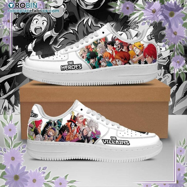 My Hero Academia Air Shoes Hero Team Vs Villian Team