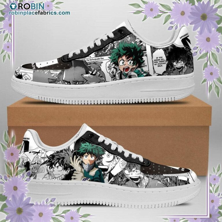 My Hero Academia Air Sneakers Custom BNHA Manga Mixed Anime Shoes