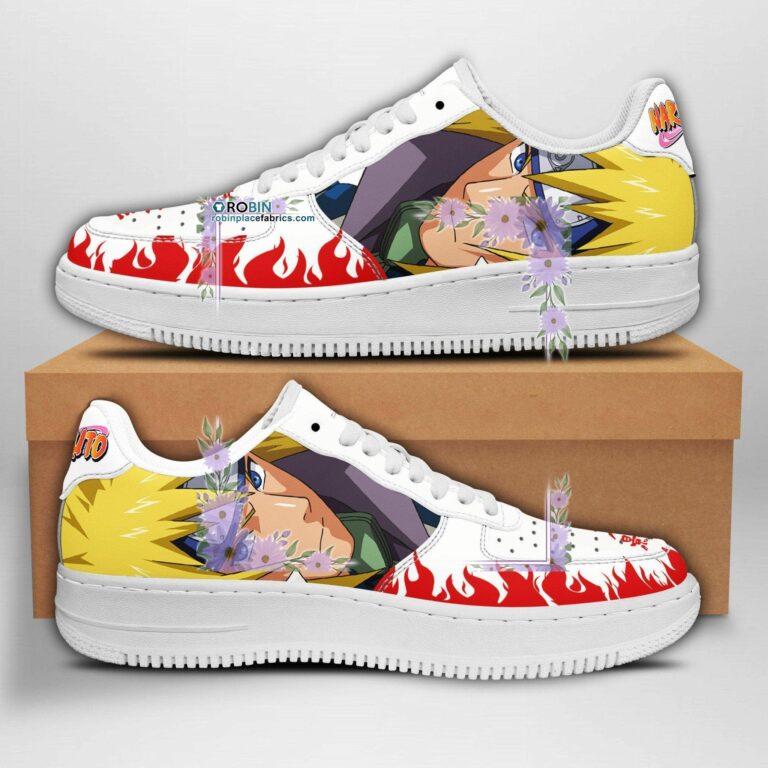 Namikaze Minato Air Sneakers Custom Anime Shoes